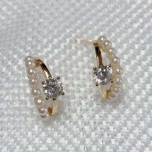 Cubic Zirconia Trend Stud Earring