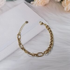 Irregular Trend Stainless Steel Link Bracelet
