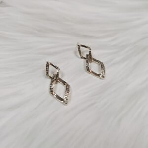 Rhinestone Irregular Trend Drop Zinc Alloy Earring