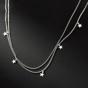 Stellar Star Multi Strand Necklace