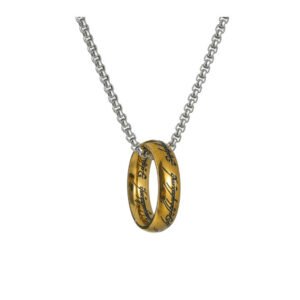Vintage Geometric Titanium Steel Necklace