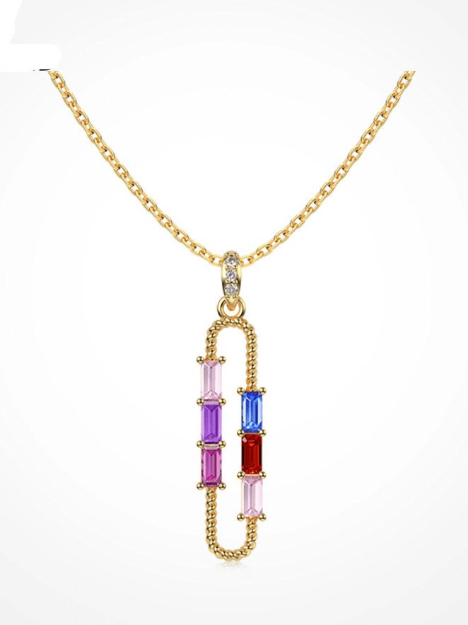 STL-Silver-Jewelry-925-Sterling-Silver-Cubic-Zirconia-Geometric-Dainty-Necklace