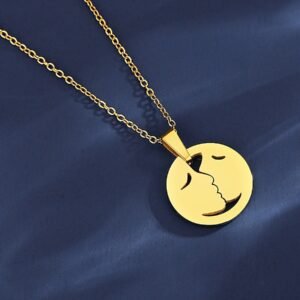 Sleek Round Minimalist Stainless Steel Necklace